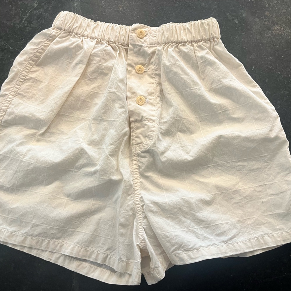 Rudy Jude Cream Bermudas Lightweight Casual Shorts